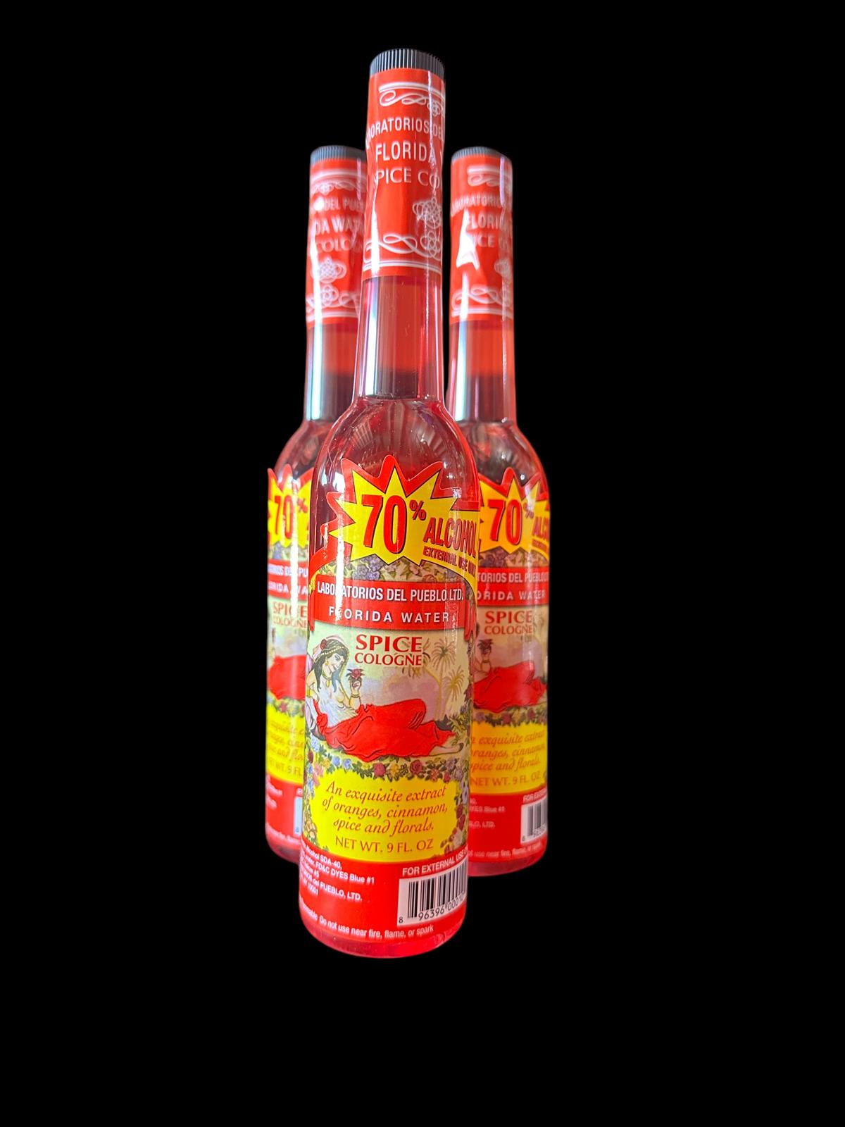 LABORATORIOS DEL PUEBLO Florida Water spice Cologne, 9oz. 12 Pcs