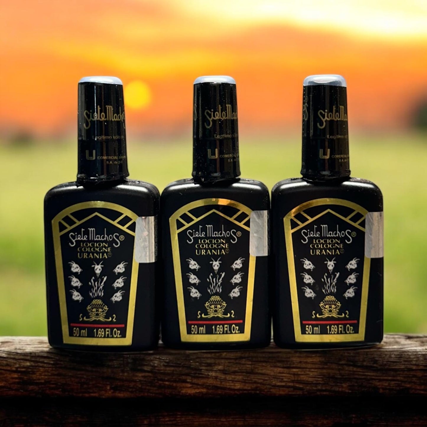 COLOGNE 7 MACHOS COLONIA 50 ML ( set 6 pcs )