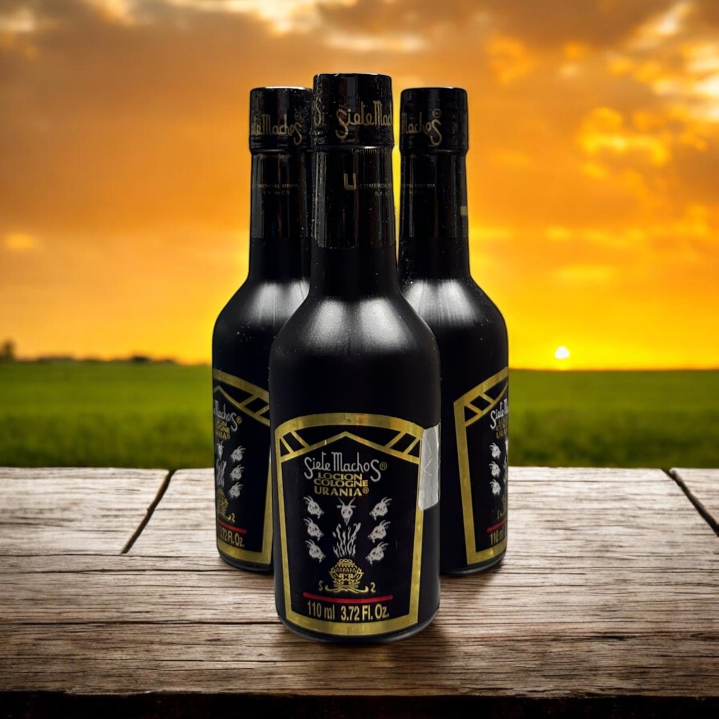 COLOGNE 7 MACHOS COLONIA 110 ML ( Set 6 Pc )