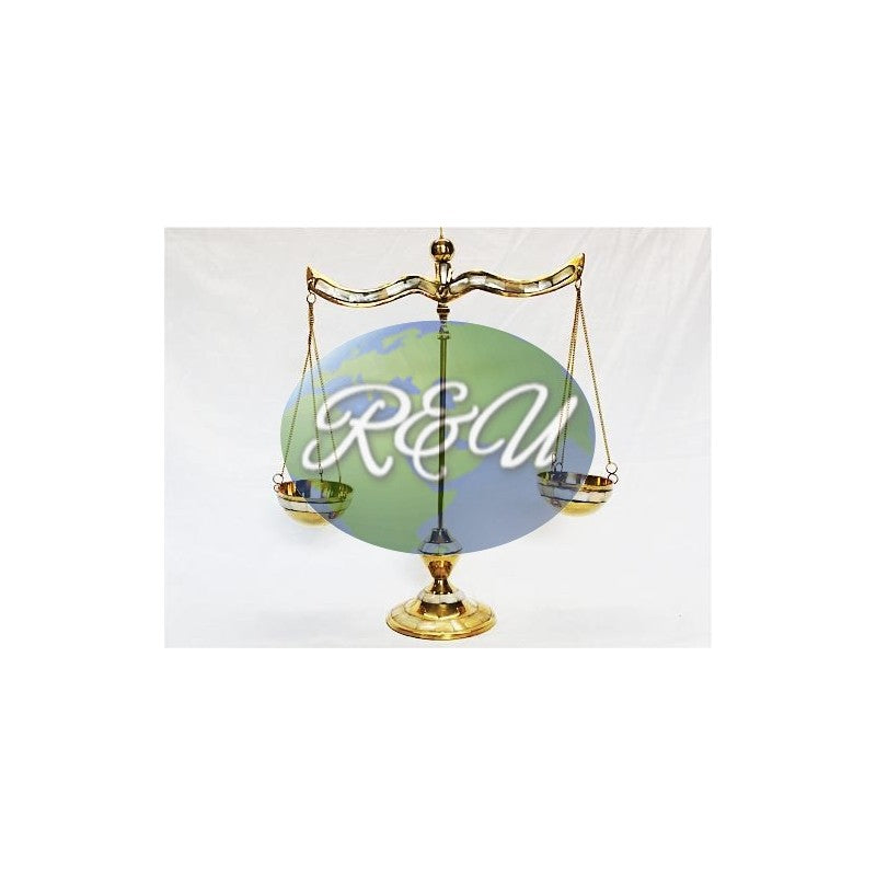 BALANZA DE BRONCE/ESCALA BRONCE 9"