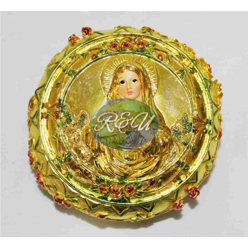 POLVERA DORADA DE VIRGEN/SOPENA DORADA CON VIRGEN