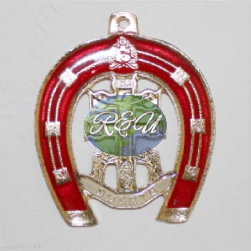 HERRADURA CON CRUZ CARAVACA/HORSESHOE WITH CARAVACA CROSS