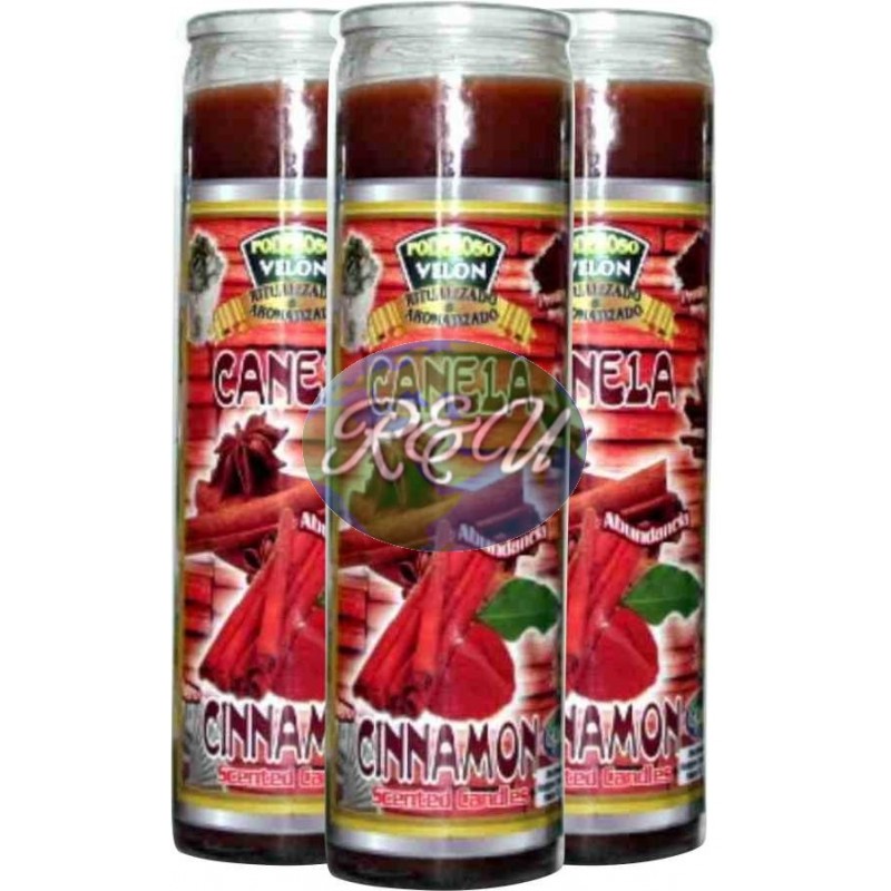VELAS AROMATICAS CANELA/AROMATIC CANDLES CINNAMON