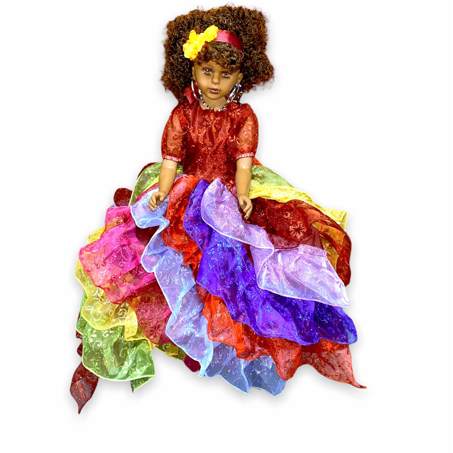 MUNECA DE OYA DE SATINADO 30''/OYA MUÑECA SATINADO 30''