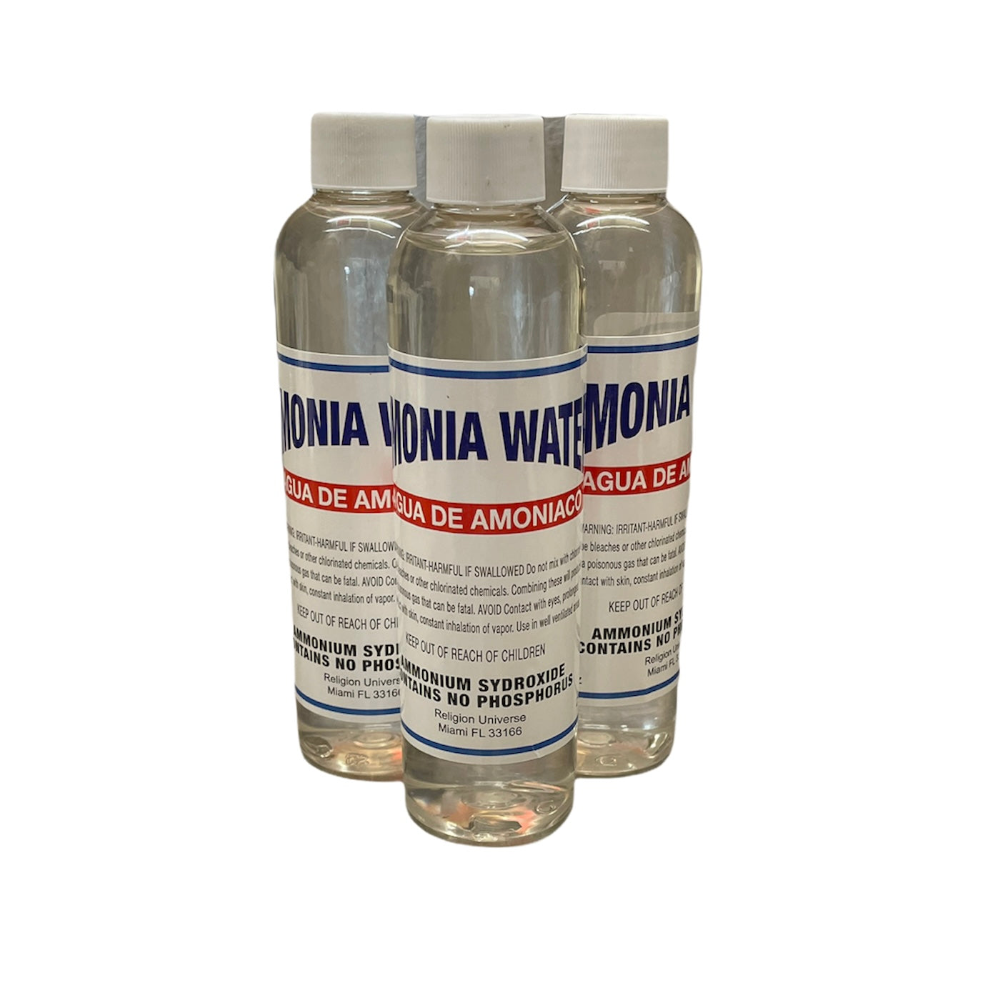 AGUA AROMATICA DE AMONIACO/AGUA AROMATICA DE AMONIACO 8oz(DZ)