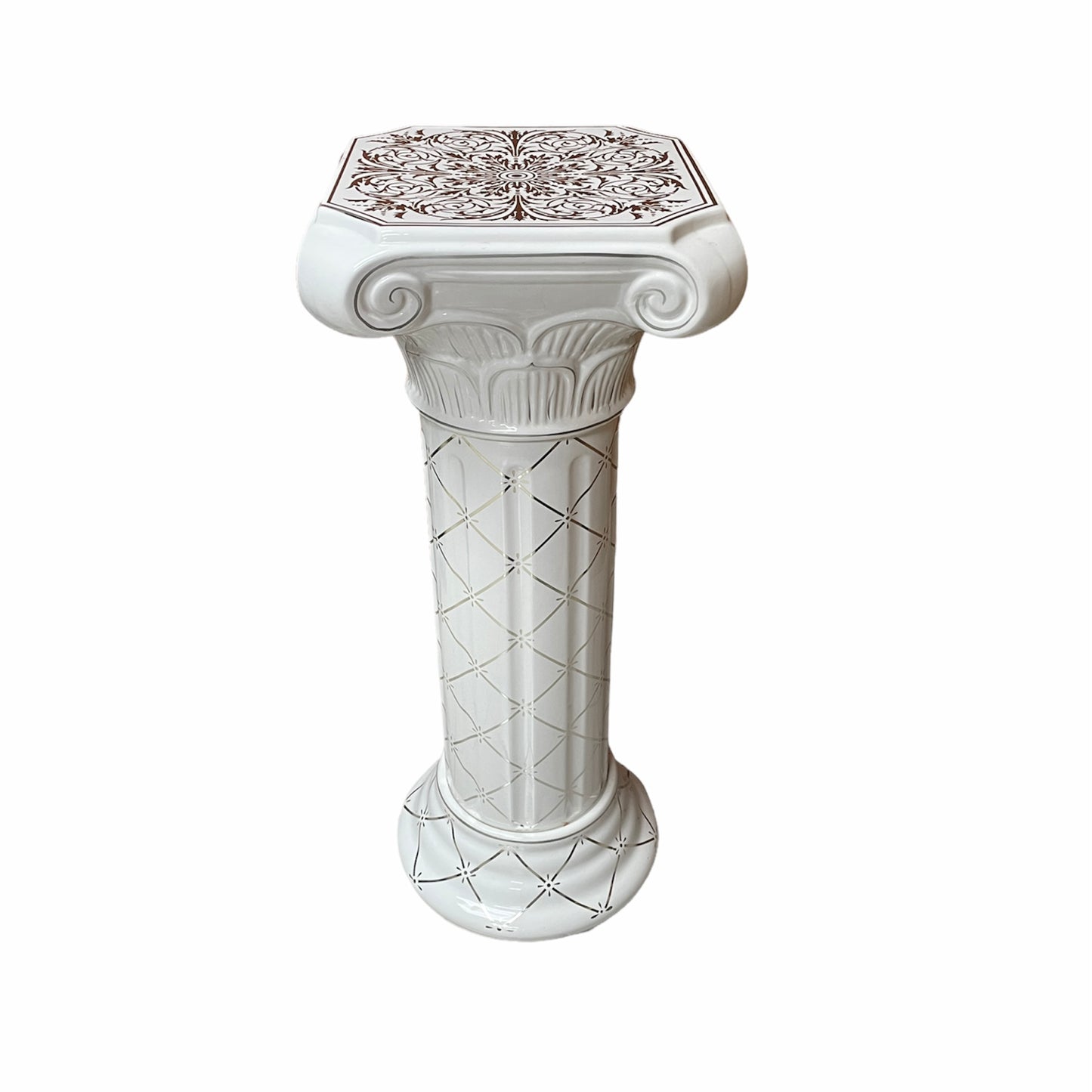 PEDESTAL DE OBATALA PORCELANA 35''/OBATALA PEDESTAL PORCELANA 35''