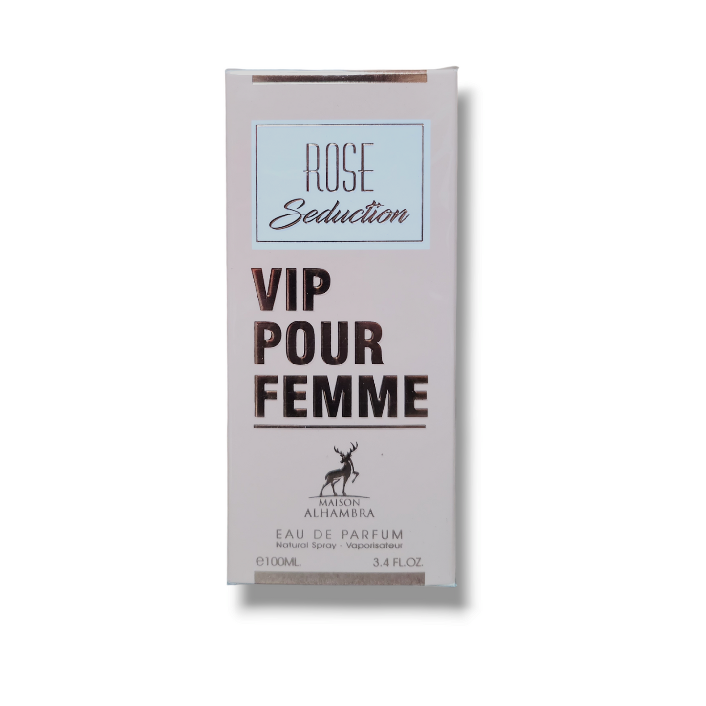 Rose Seduction Vip Pour Femme Eau de Parfum 3.4 oz 2 piezas
