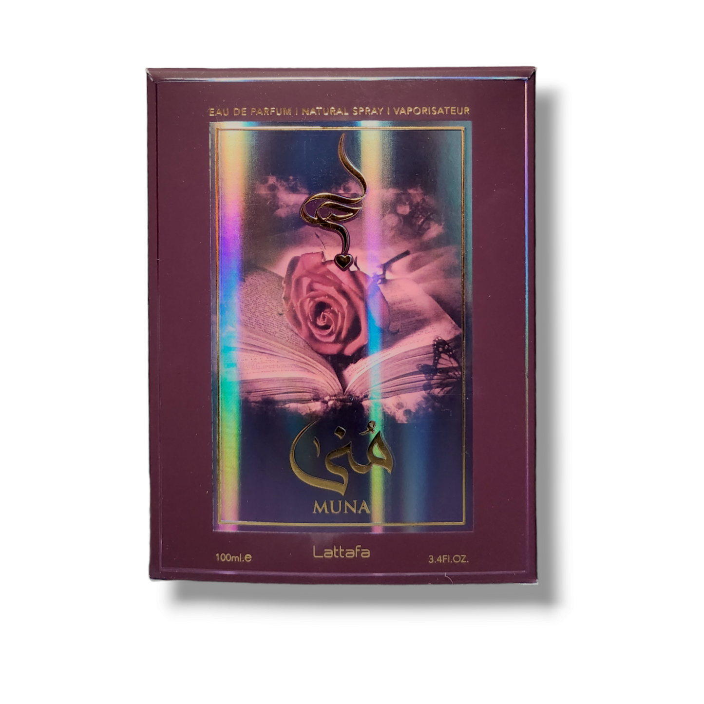 Muna Lattafa Eau de perfume 3.4oz 2 piece