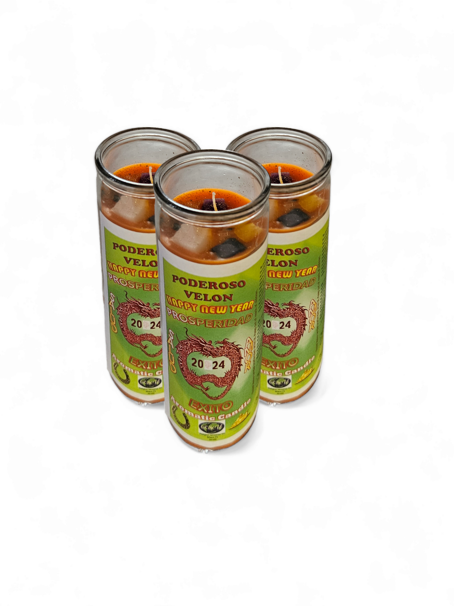 VELA PERFUMADA NARANJA PARA 2024 / VELA AROMÁTICA DE NARANJA PARA 2024 1 ESTUCHE 12UNDS