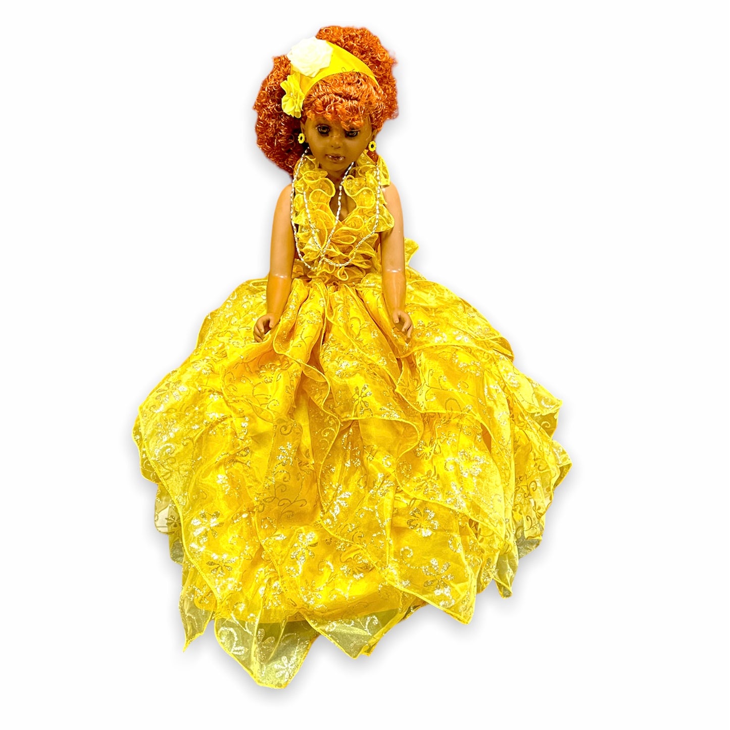 MUNECA DE OCHUN DE SATINADO 30''/MUÑECA SATINADO OCHUN 30''