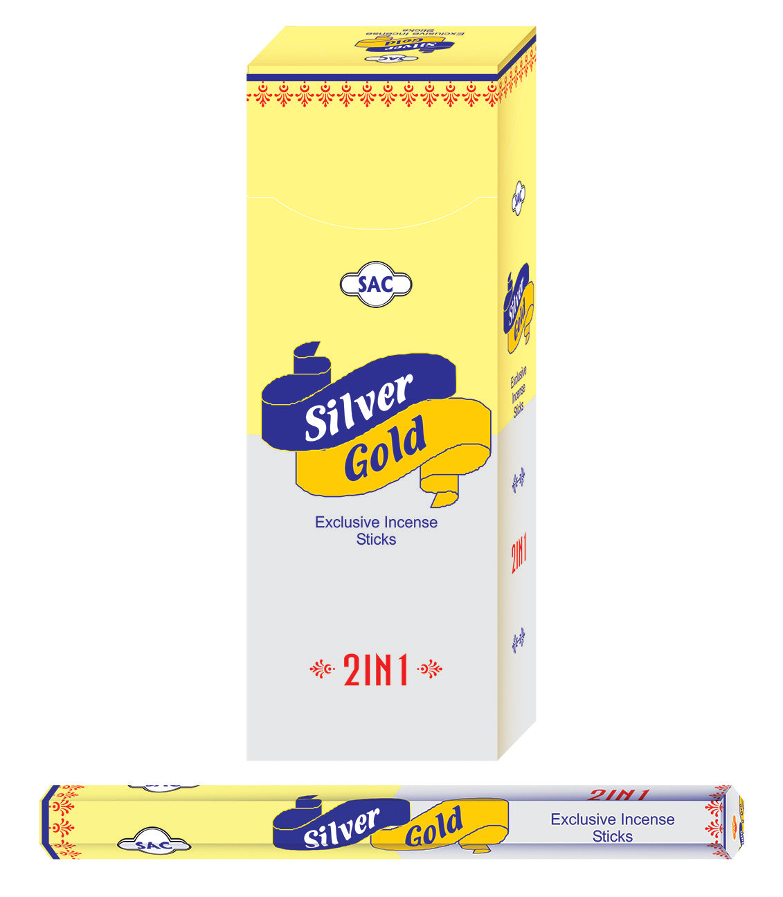Silver Gold Sac incense
