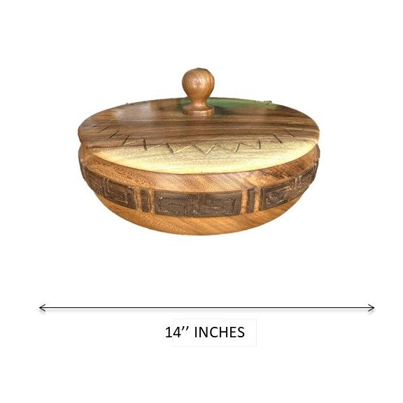 BATEA DE SHANGO TALLADA 14''