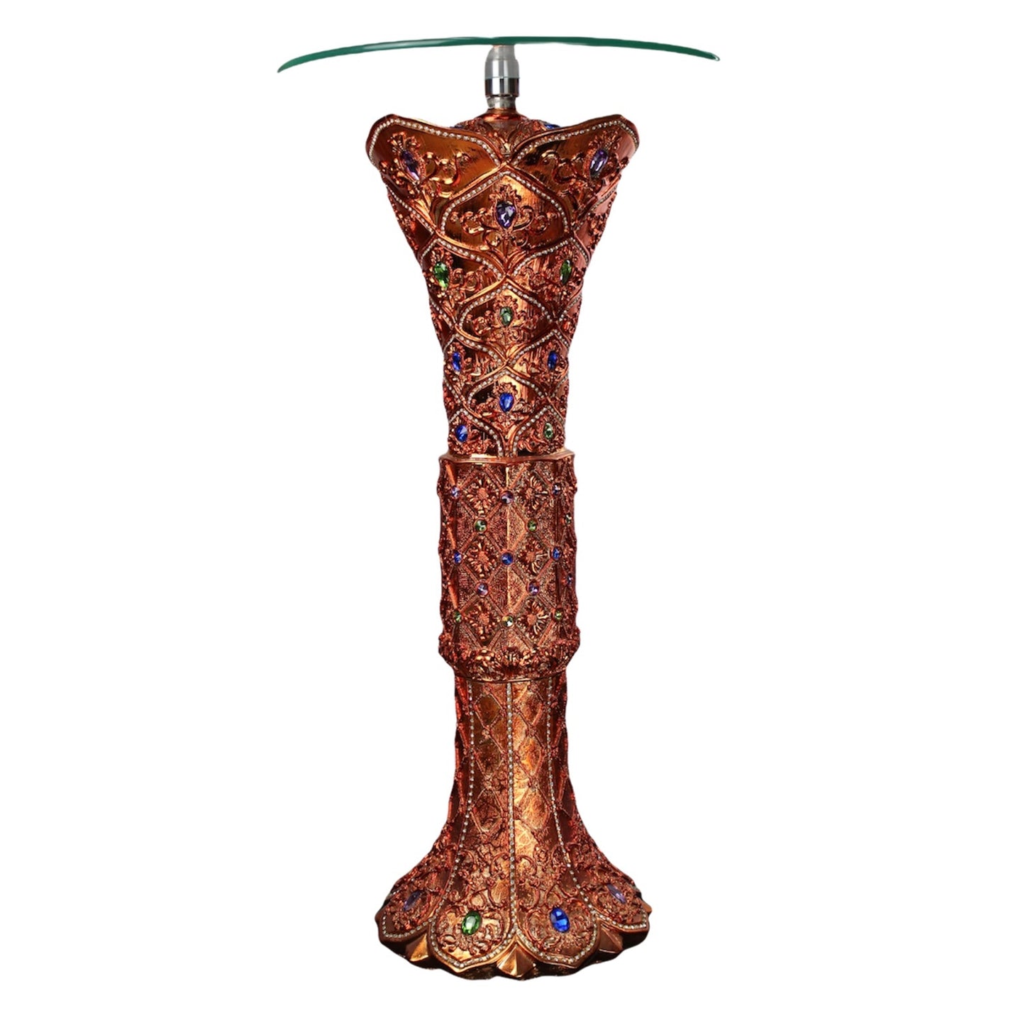 Pedestal con cristal, Oya 35”