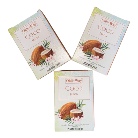 Coconut Soap Ohli-Way for Spiritual Healing and Purification 100GR 12 pcs