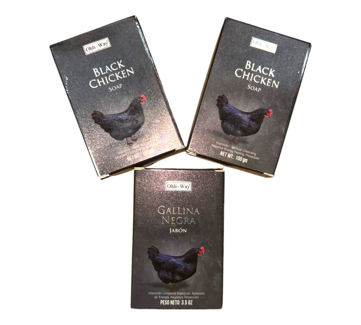 Black Chicken Soap Ohli-Way 100 GR  (12 PCS)