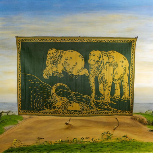 Estera para trono de Orisha(ORULA) 6x9ft