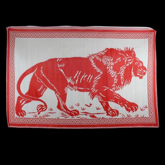 Estera para trono de Orisha(CHANGO)6x9ft