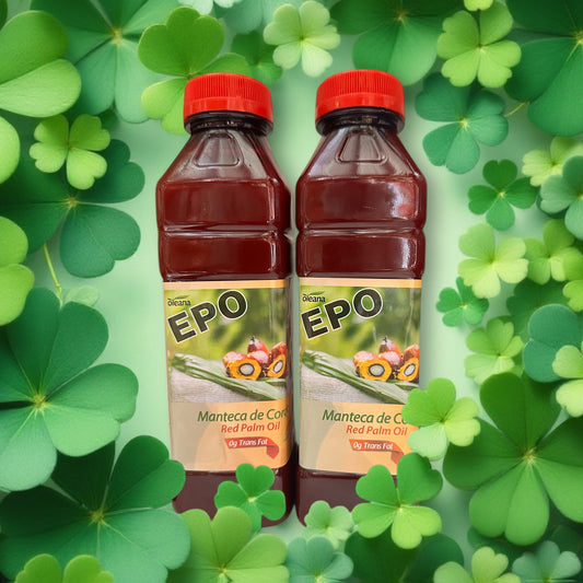Manteca de corojo  500 ML EPO red palm Oil. ( SET 6 PCS )