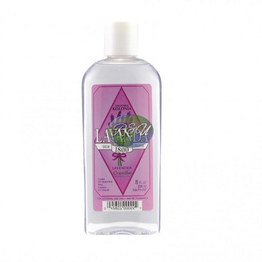 KOLONIA 1800 LAVANDA 8OZ/ LAVANDER COLOGNE 1800 8OZ