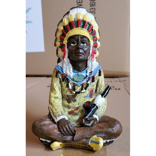 INDIO SENTADO/SITTING INDIAN 6" SET OF 3