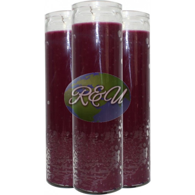 VELAS MORADA DE CRISTAL/VELA CRISTAL MORADA