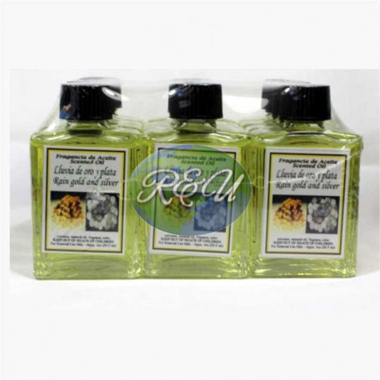 ACEITE AROMATICO LLUVIA DE ORO Y PLATA/ORO Y PLATA ACEITE AROMATICO 1OZ