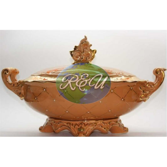 SOPERA GONDOLA MARRON Y DORADO/GONDOLA TUREEN BROWN & GOLD