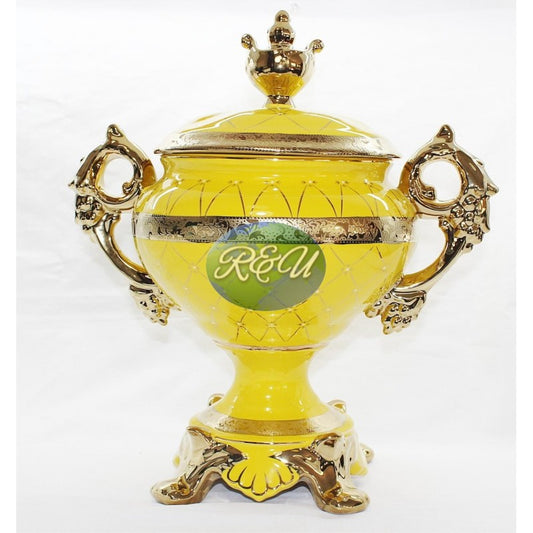 TROFEO AMARILLO Y ORO/YELLOW AND GOLD TROPHY 16"