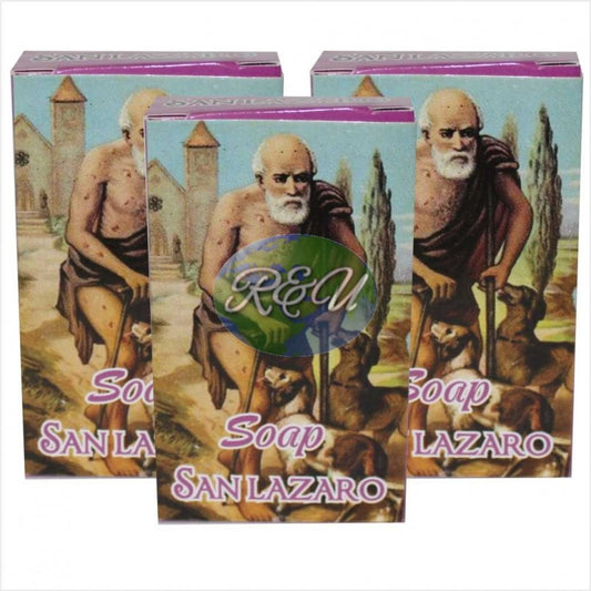 JABON DE SAN LAZARO/SAINT LAZARUS SOAP 12PCS