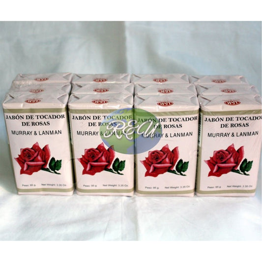 JABON DE ROSA/ROSE SOAP 12PCS