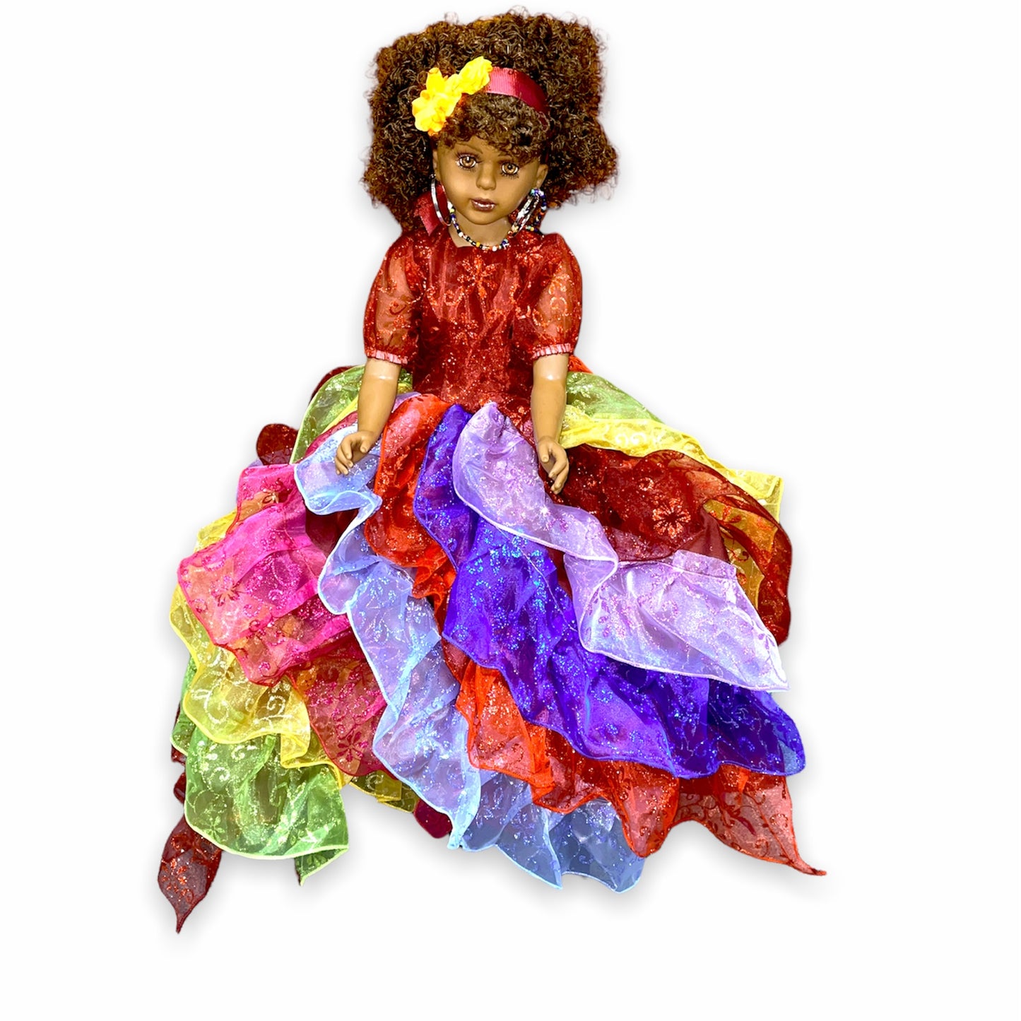 MUNECA DE OYA DE SATIN 30''/OYA DOLL SATIN 30''