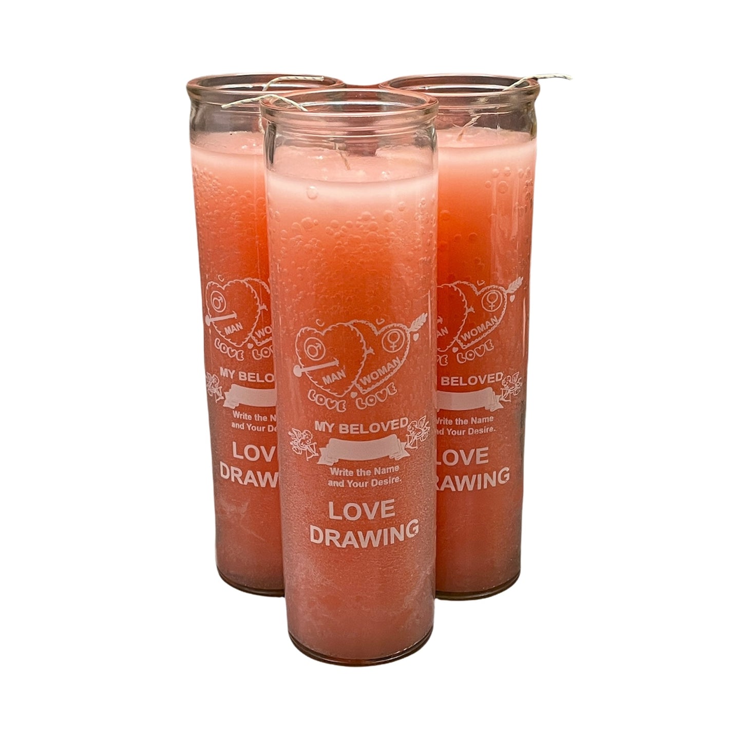 VELA ATRAE AMOR/LOVE DRAWING CANDLE BY DZ