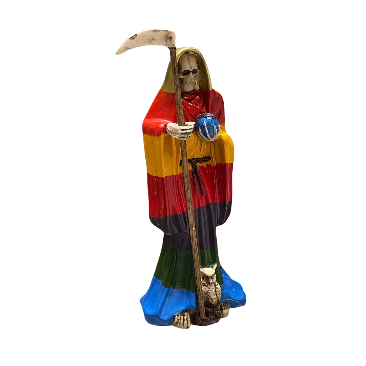 SANTA MUERTE 7 COLORES 13''