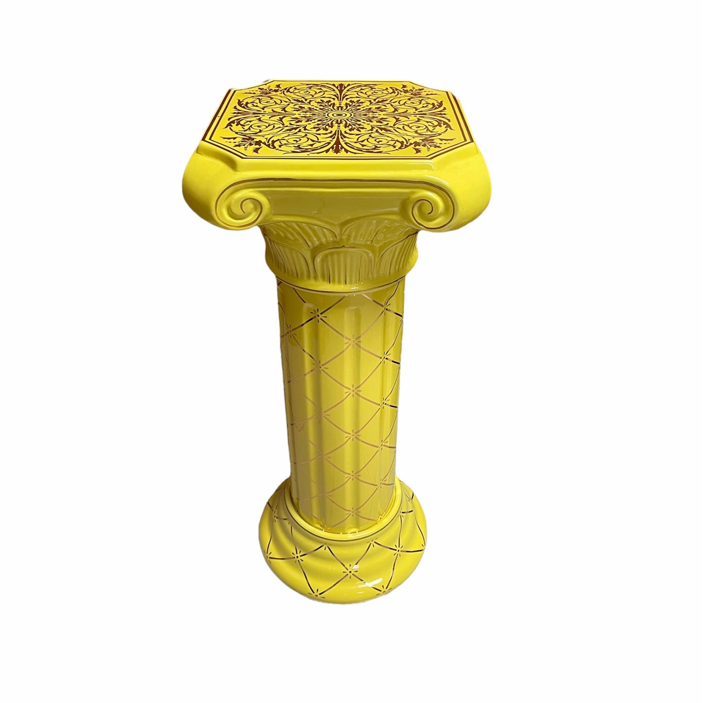 PEDESTAL DE OSHUN PORCELANA 35''/OSHUN PORCELAIN PEDESTAL 35''