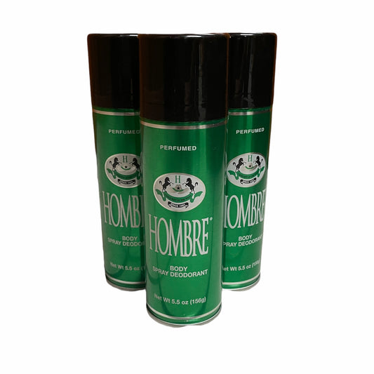 BODY SPRAY HOMBRE (GREEN) 5.5oz SET OF 6PCS