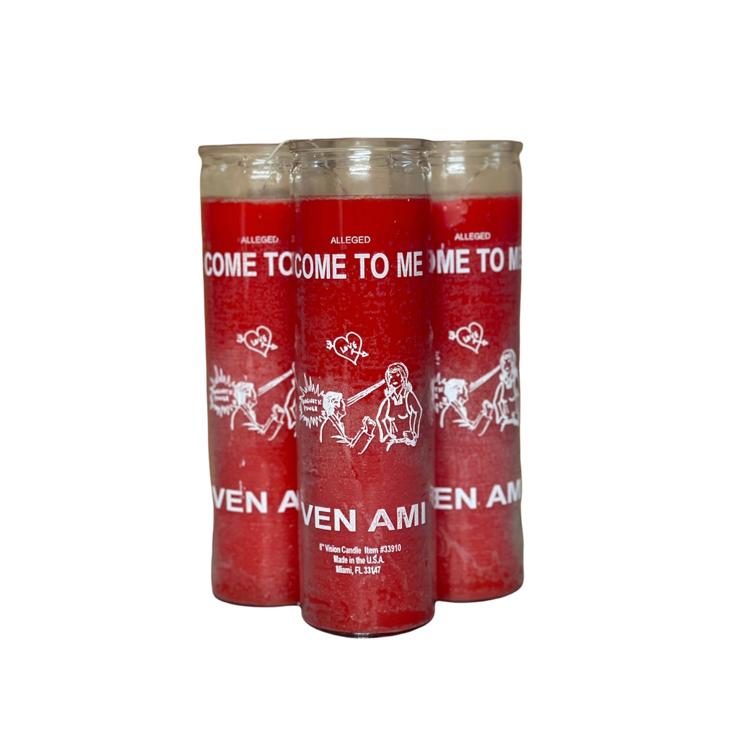 VELA VEN A MI/COME TO ME CANDLE BY DZ