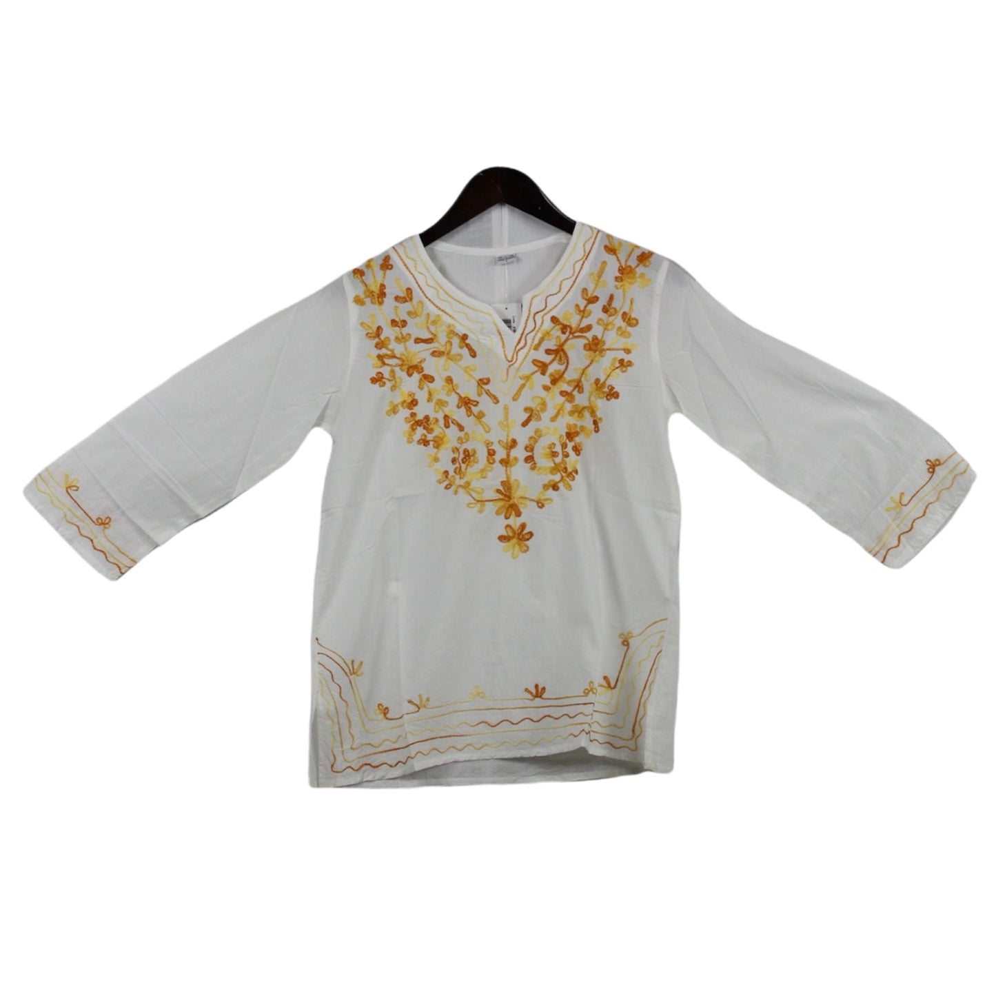 Blusa Blanca y Amarilla de Oshun#18