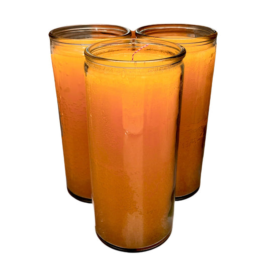 VELAS 14DIAS NARANJA 6PIEZAS