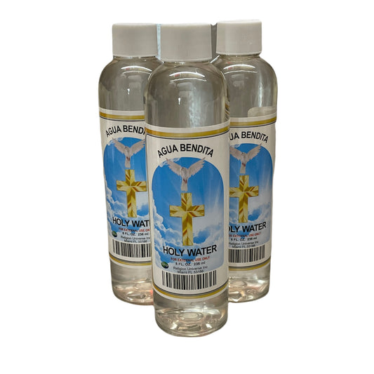 AGUA BENDITA/HOLY WATER 8oz(DZ)