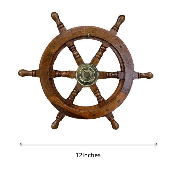 Timon Nautico de Madera 12'' Diametro – Religion universe import ...