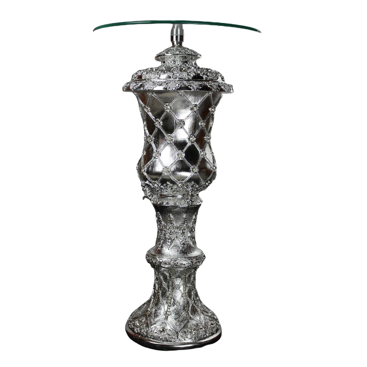 Pedestal con crystal, Rhinestones de  Obotala  35''